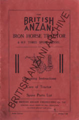 Original Iron Horse service manual